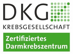 CGB Darmkrebszentrum Frankfurt mit Logo und Zertifizierung.